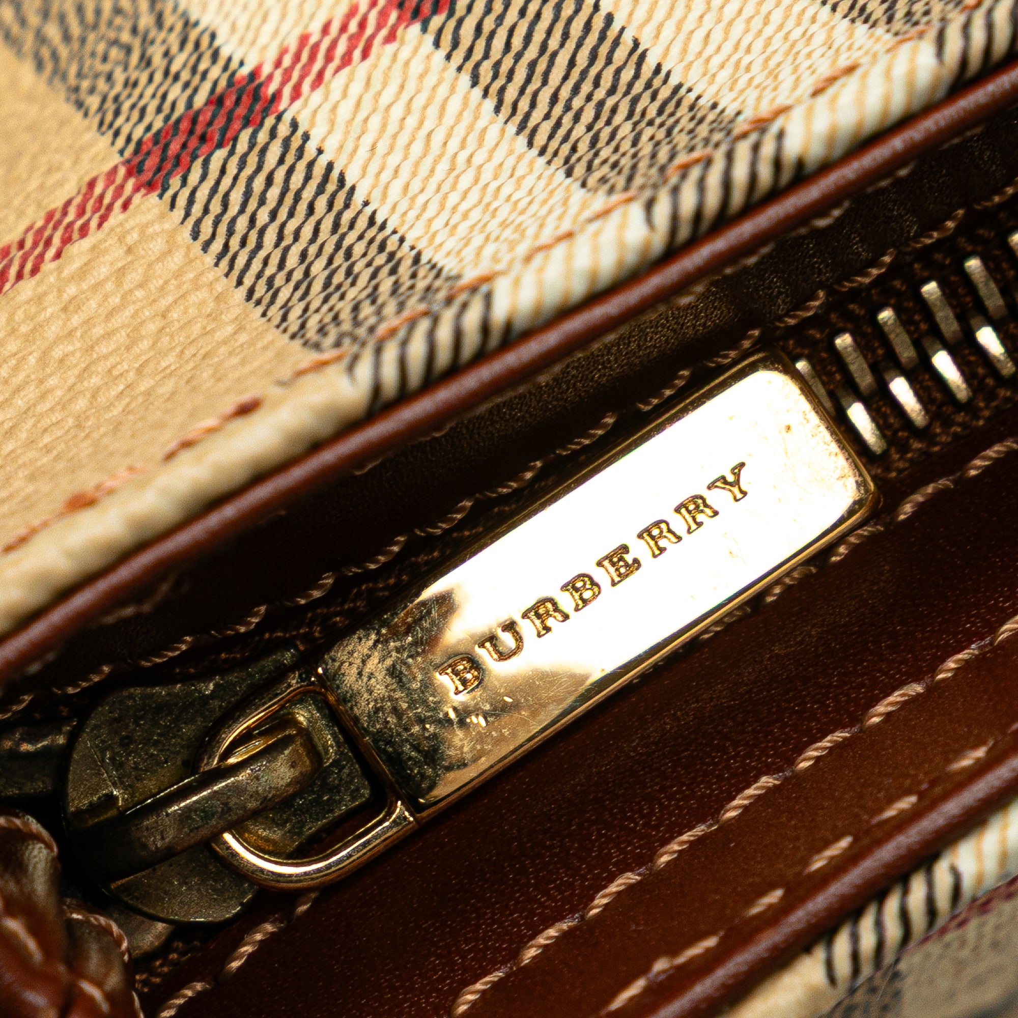 Haymarket Check Coated Canvas Tote