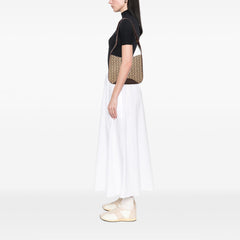 C Macadam Canvas Shoulder Bag