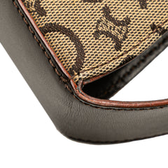 C Macadam Canvas Shoulder Bag