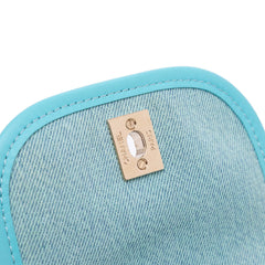 Mini CC Quilted Denim Crossbody