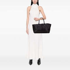 Medium Lambskin Intreccio Cabat Tote