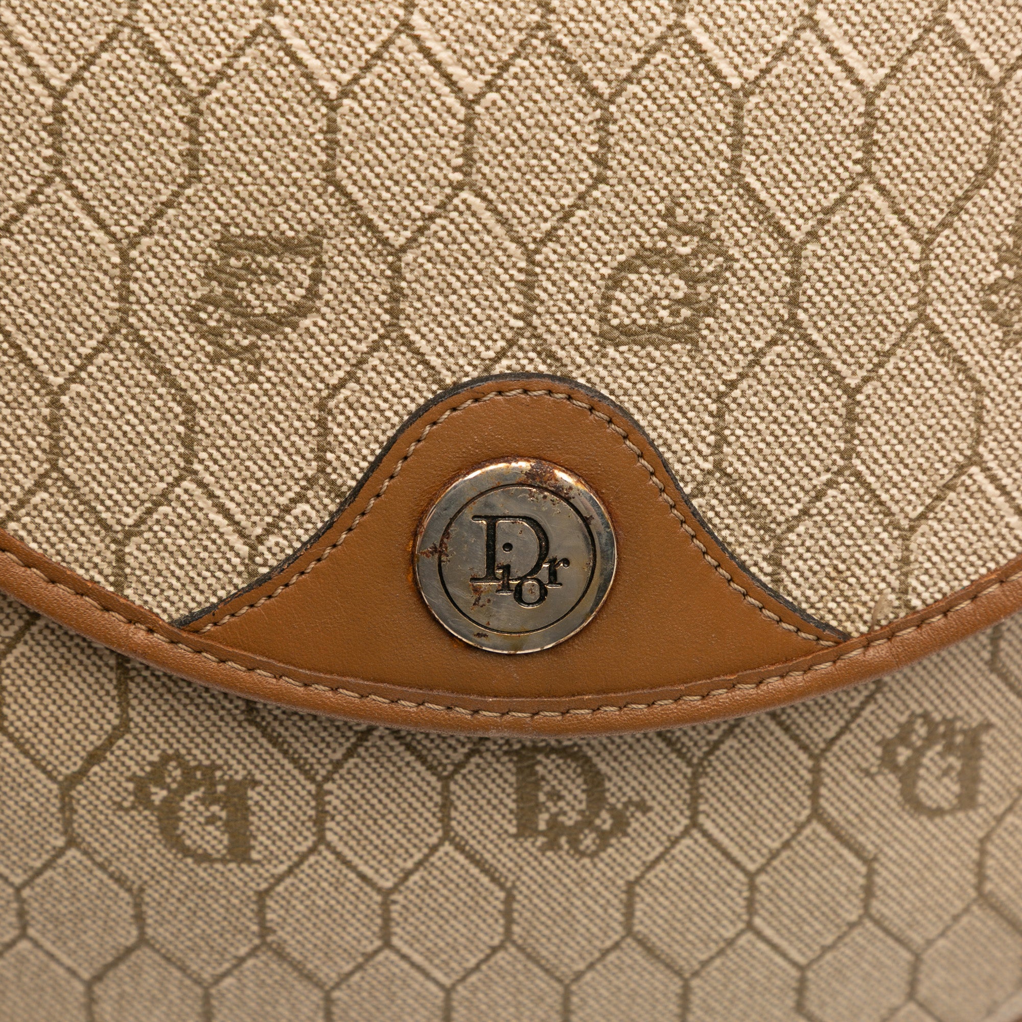 Honeycomb Coated Canvas Crossbody