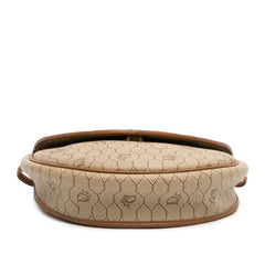 Honeycomb Coated Canvas Crossbody