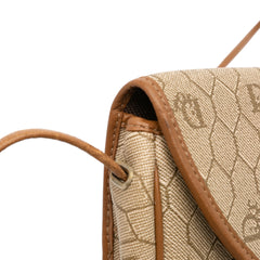 Honeycomb Coated Canvas Crossbody