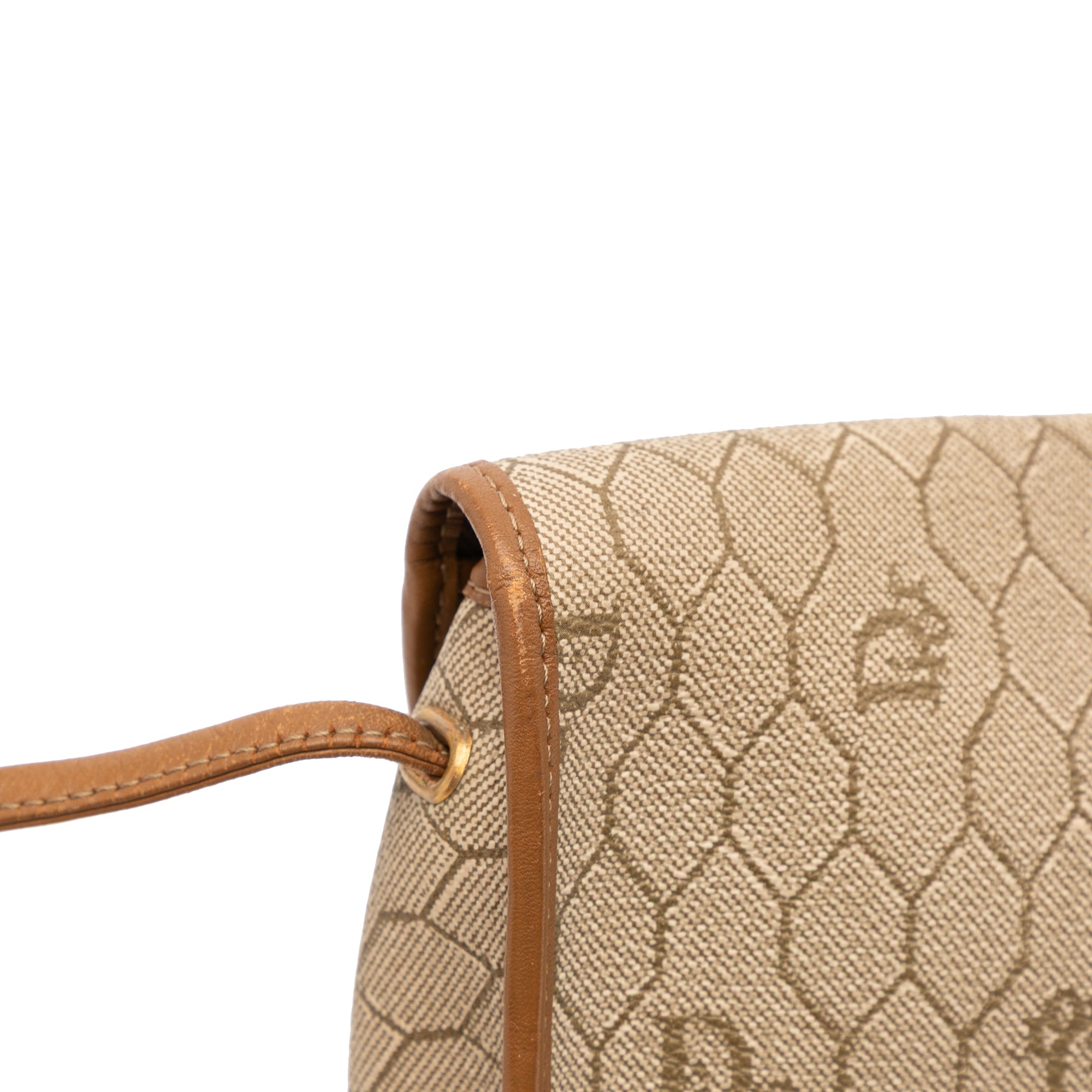 Honeycomb Coated Canvas Crossbody