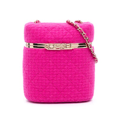Quilted Tweed Vanity Case