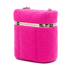 Quilted Tweed Vanity Case