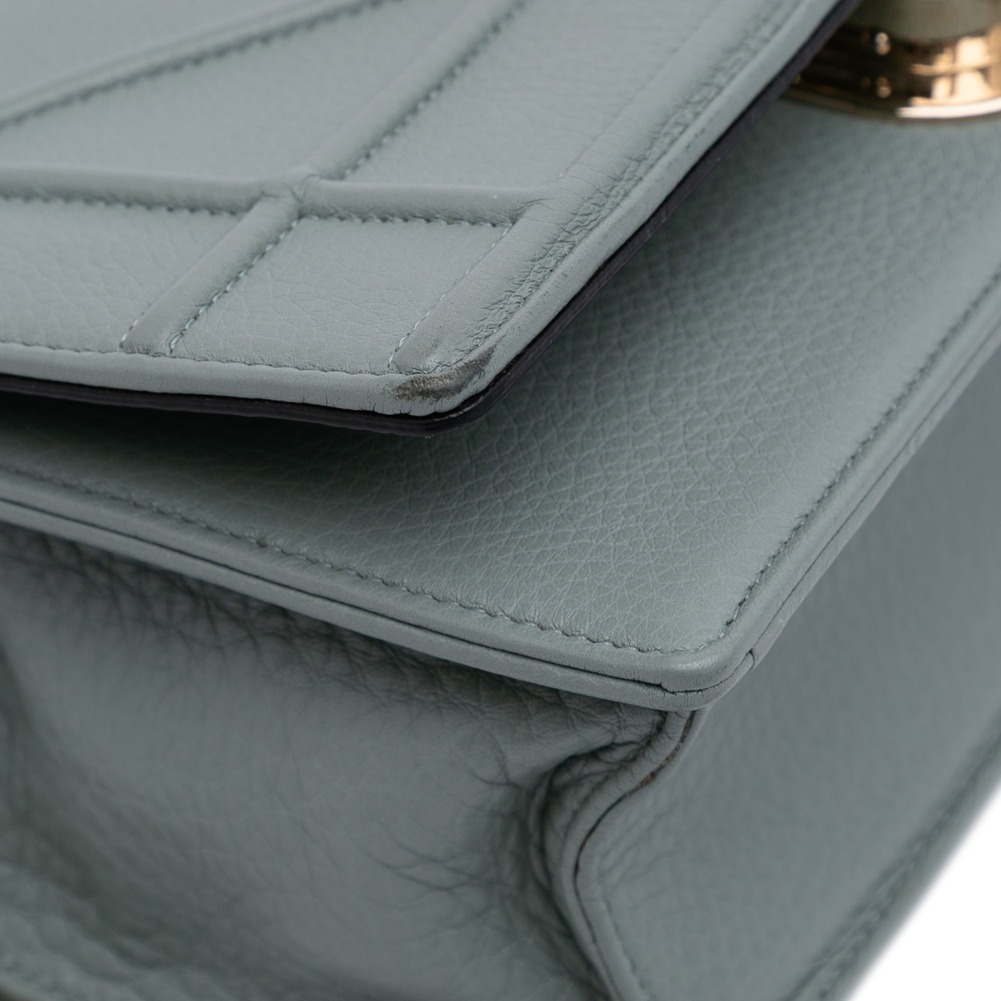 Small Grained Calfskin Diorama Flap
