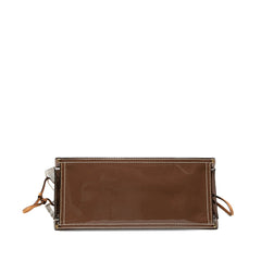 PVC and Leather Anagram Tote