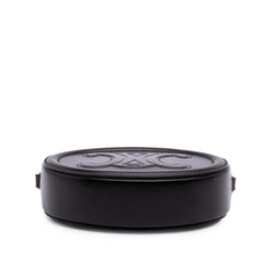 Small Calfskin Cuir Triomphe Oval Crossbody
