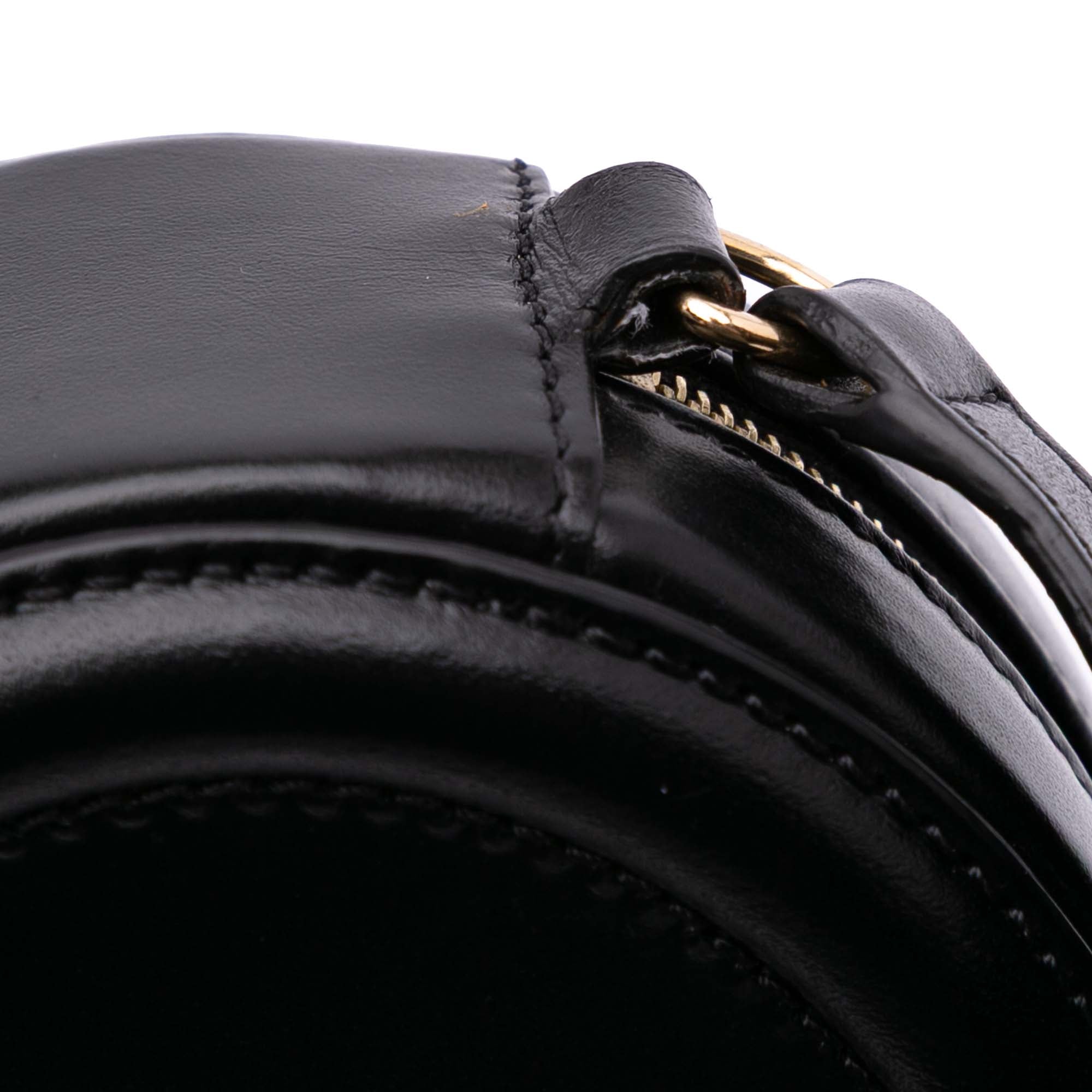 Small Calfskin Cuir Triomphe Oval Crossbody