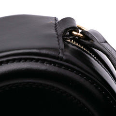 Small Calfskin Cuir Triomphe Oval Crossbody