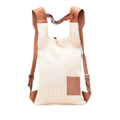 Knitted Shopper Backpack