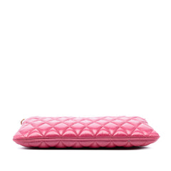 Matelasse Lambskin Leather Crossboy