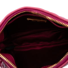 Matelasse Lambskin Leather Crossboy