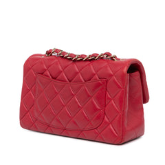 Mini Rectangular Classic Lambskin Single Flap