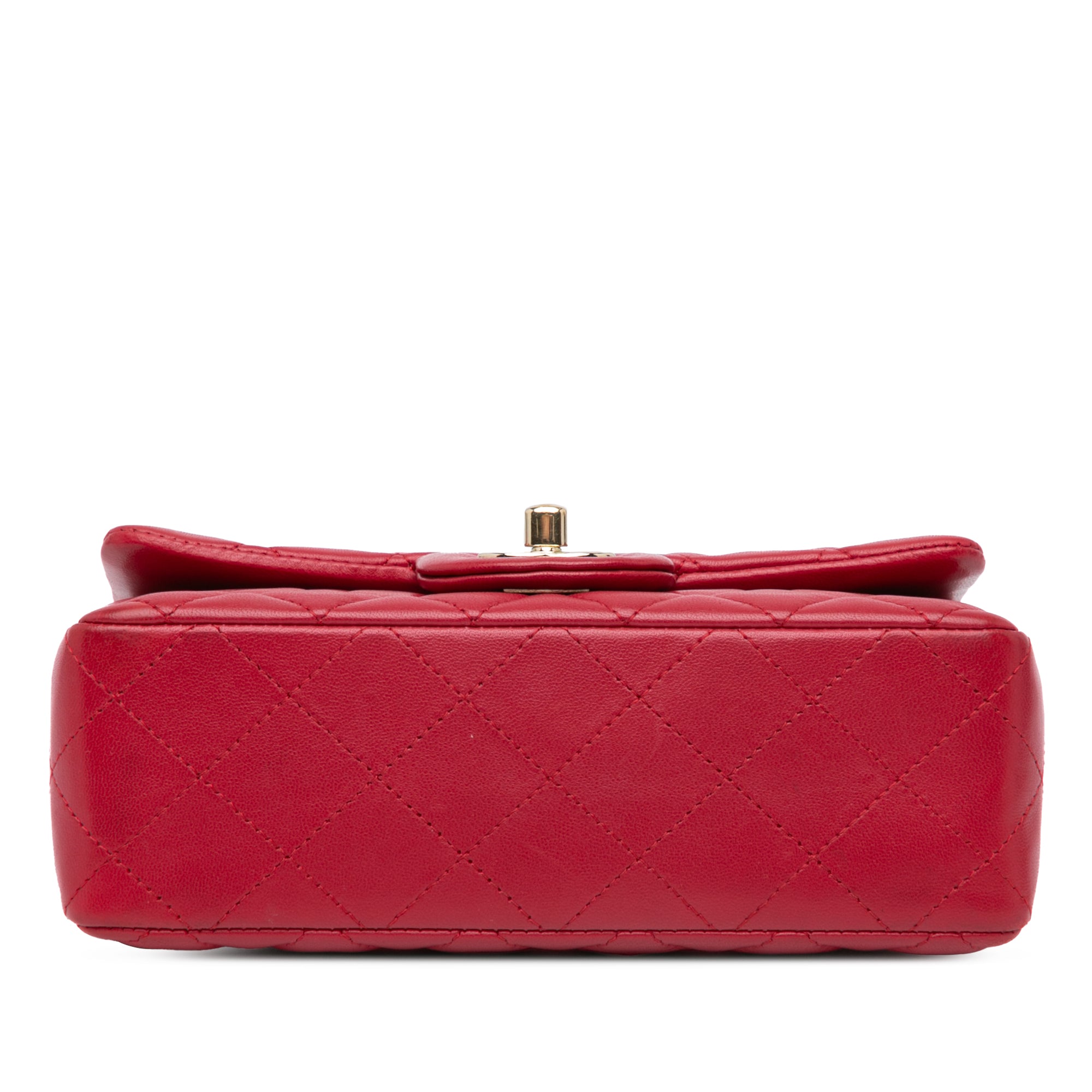 Mini Rectangular Classic Lambskin Single Flap