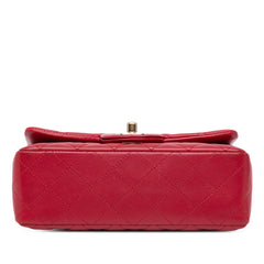 Mini Rectangular Classic Lambskin Single Flap