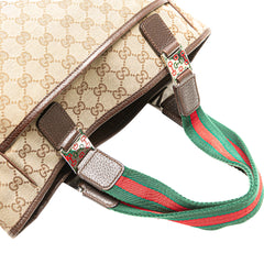 GG Canvas Web Pop Tote