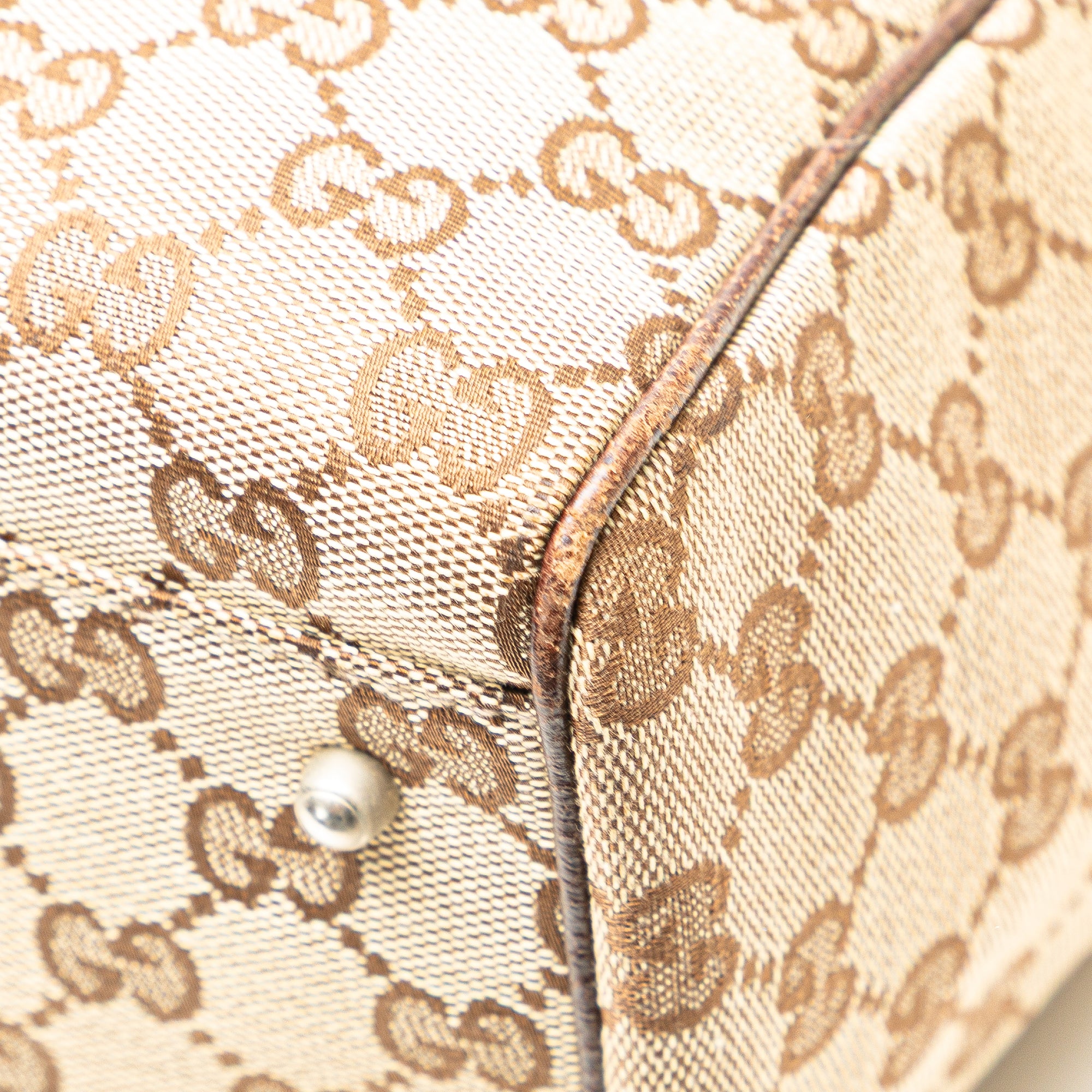 GG Canvas Web Pop Tote