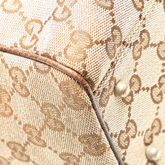GG Canvas Web Pop Tote