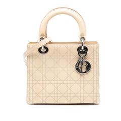 Medium Patent Cannage Stitched Lady Dior