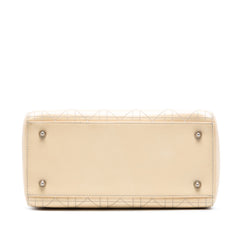 Medium Patent Cannage Stitched Lady Dior