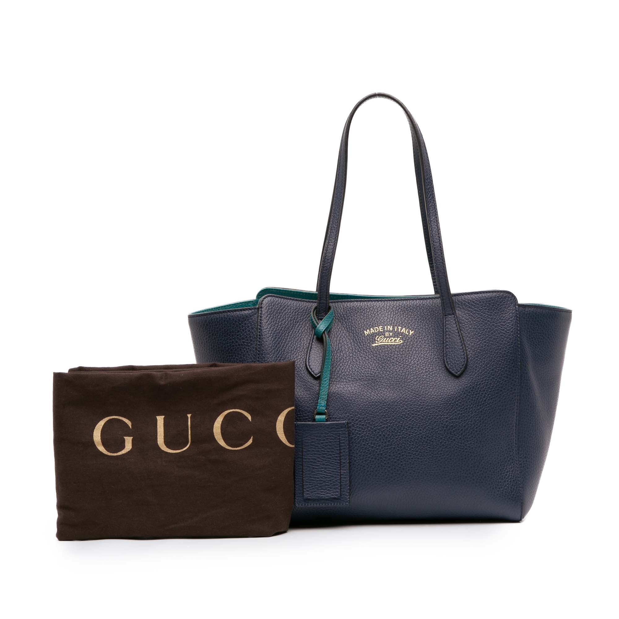 Small Leather Swing Tote
