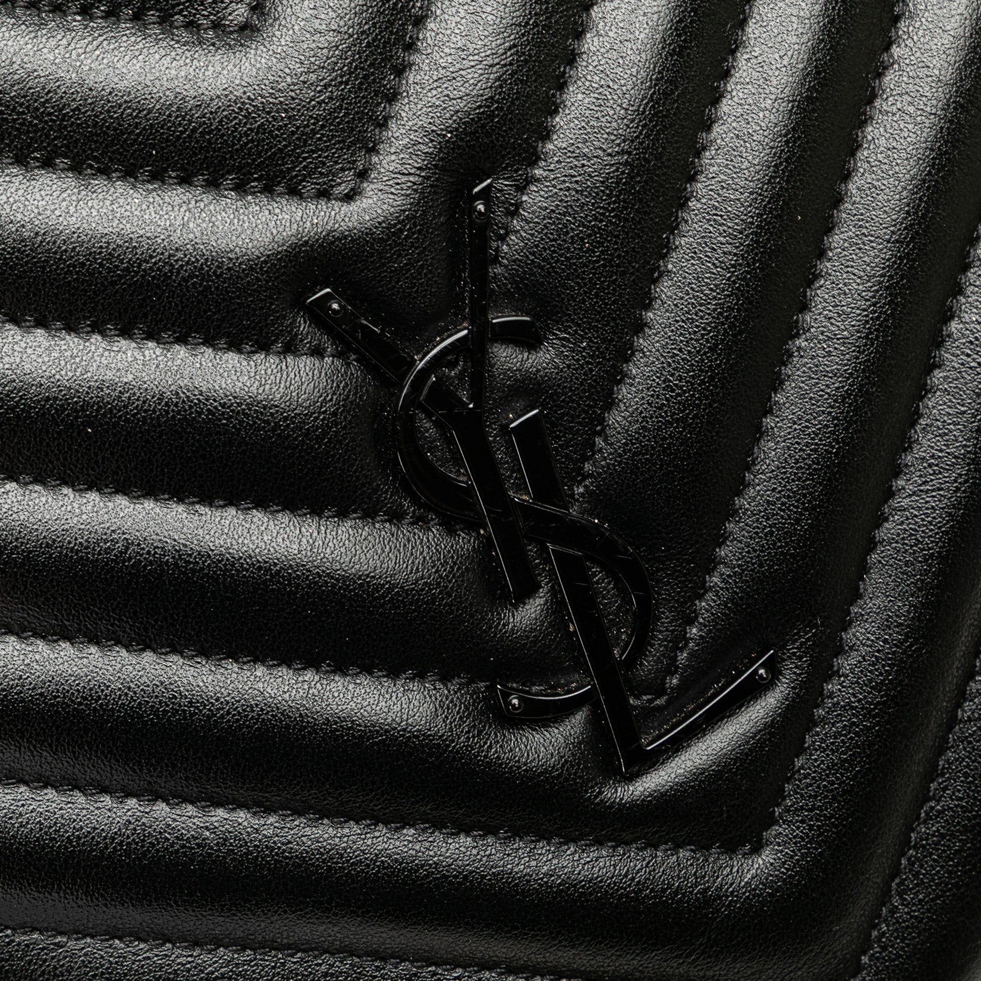 Chevron Calfskin Round Vinyle Camera Bag
