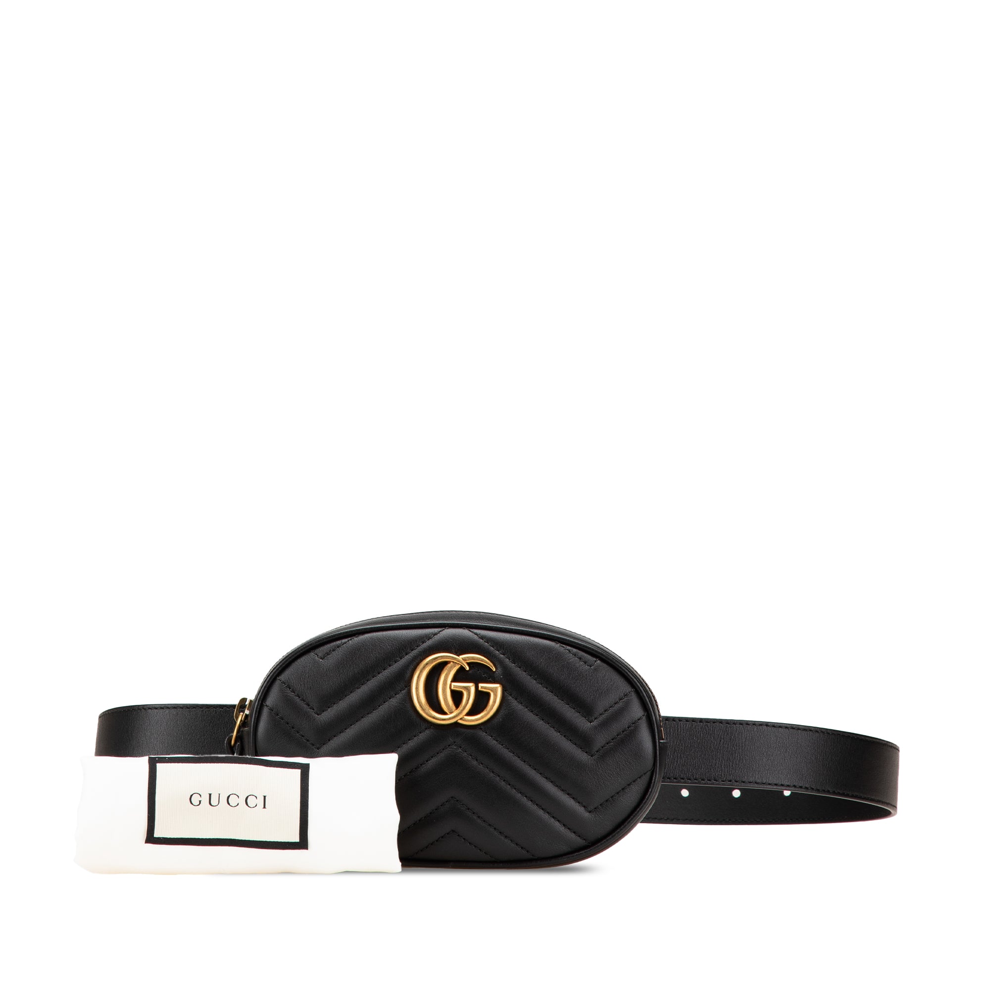 GG Marmont Matelasse Leather Belt Bag