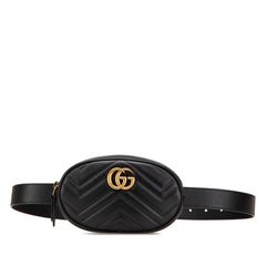 GG Marmont Matelasse Leather Belt Bag