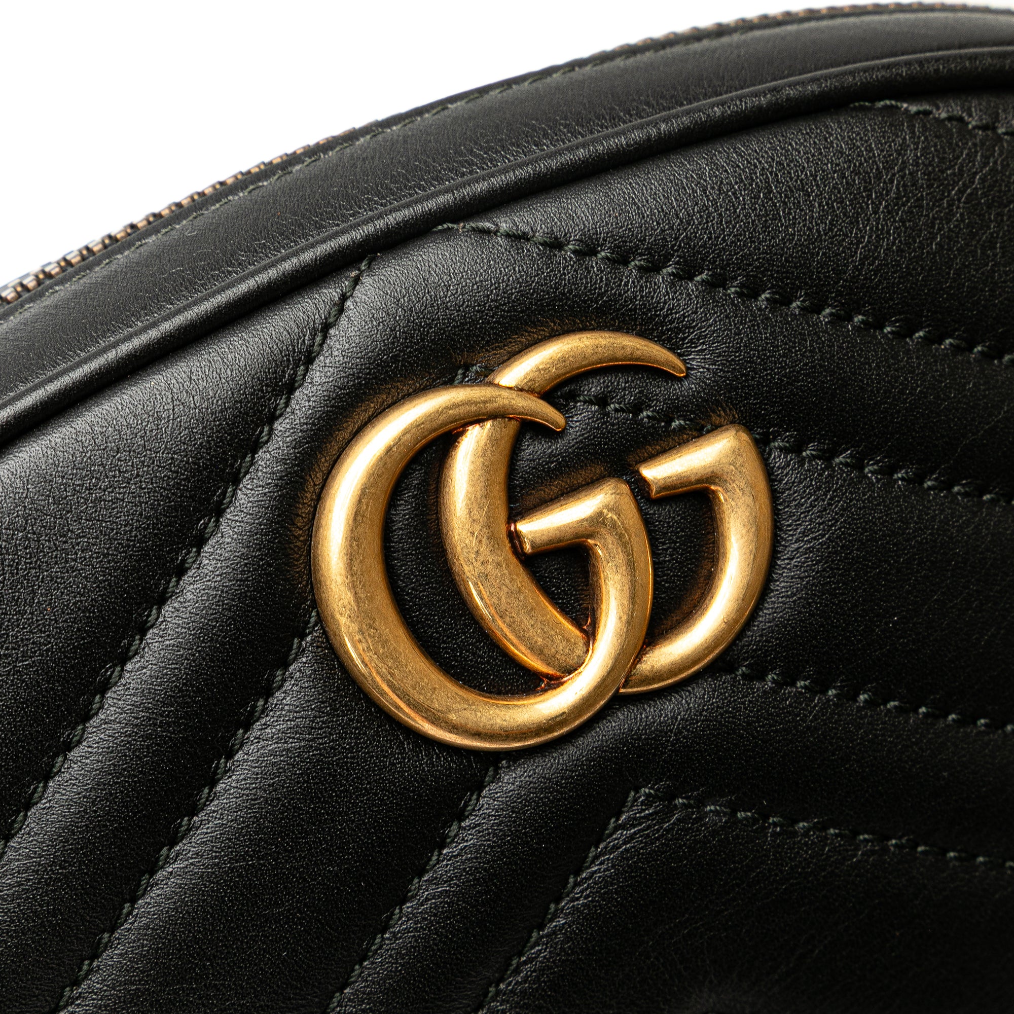 GG Marmont Matelasse Leather Belt Bag