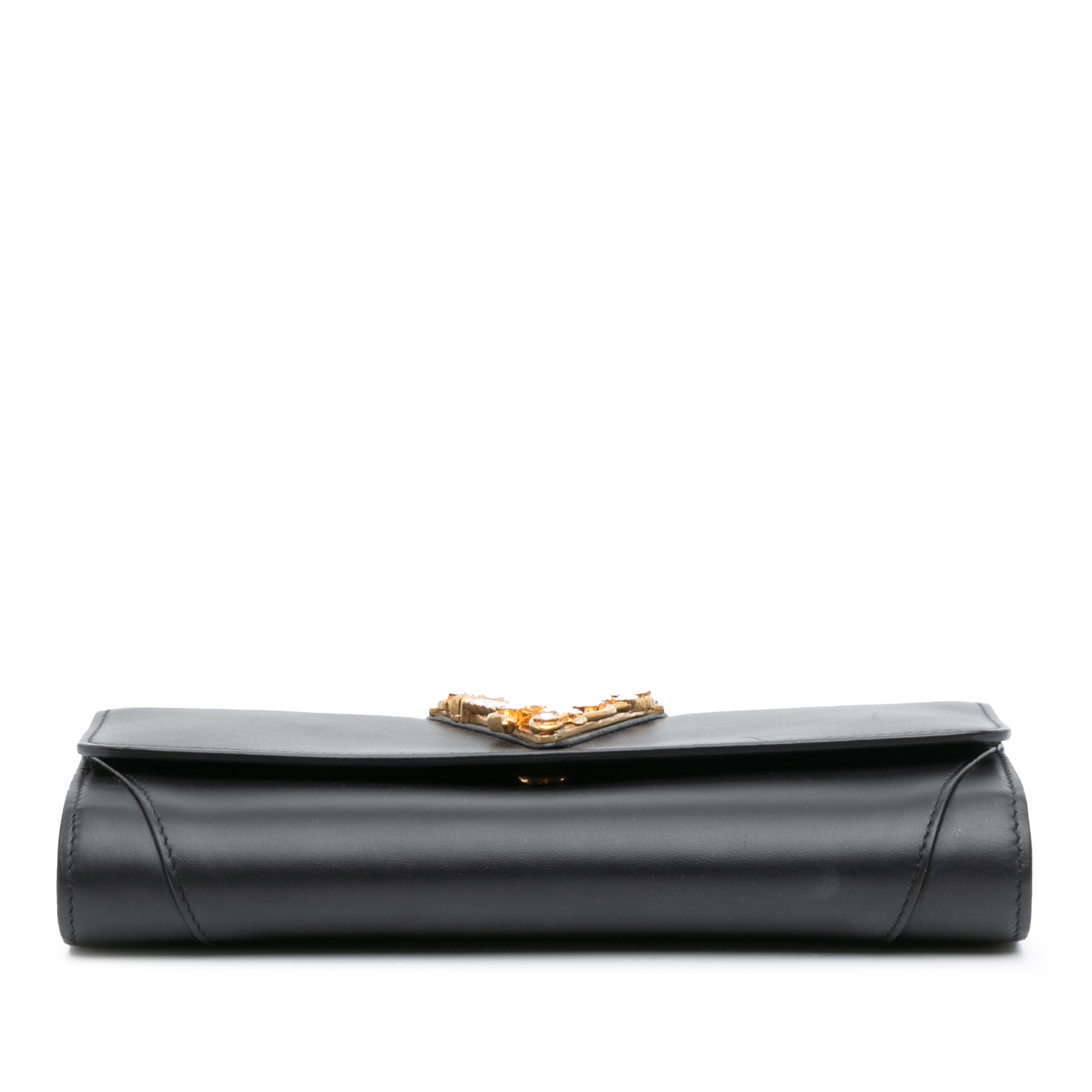 Leather Crystal Virtus Chain Crossbody