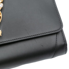 Leather Crystal Virtus Chain Crossbody