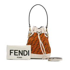 Mini Zucca Suede F is Fendi Mon Tresor Bucket