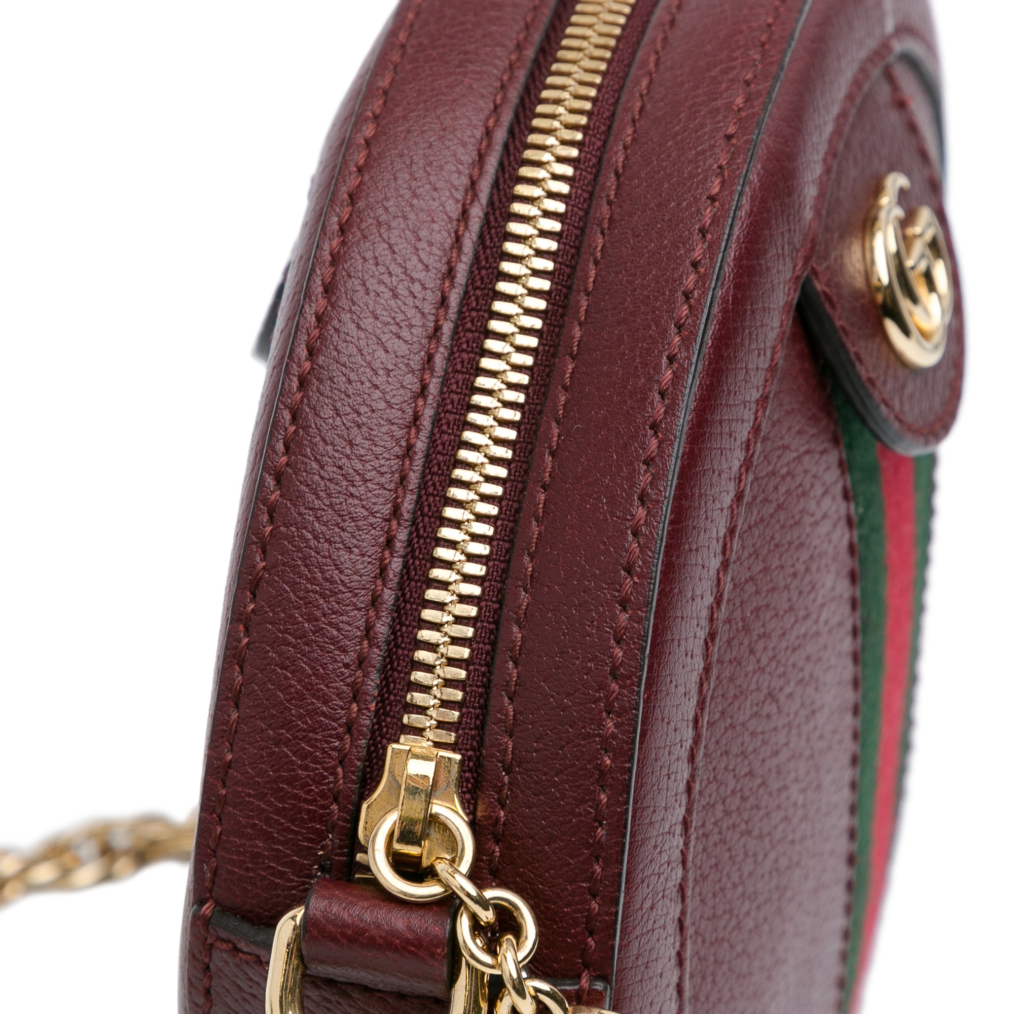 Mini Round Ophidia Leather Crossbody Bag_9