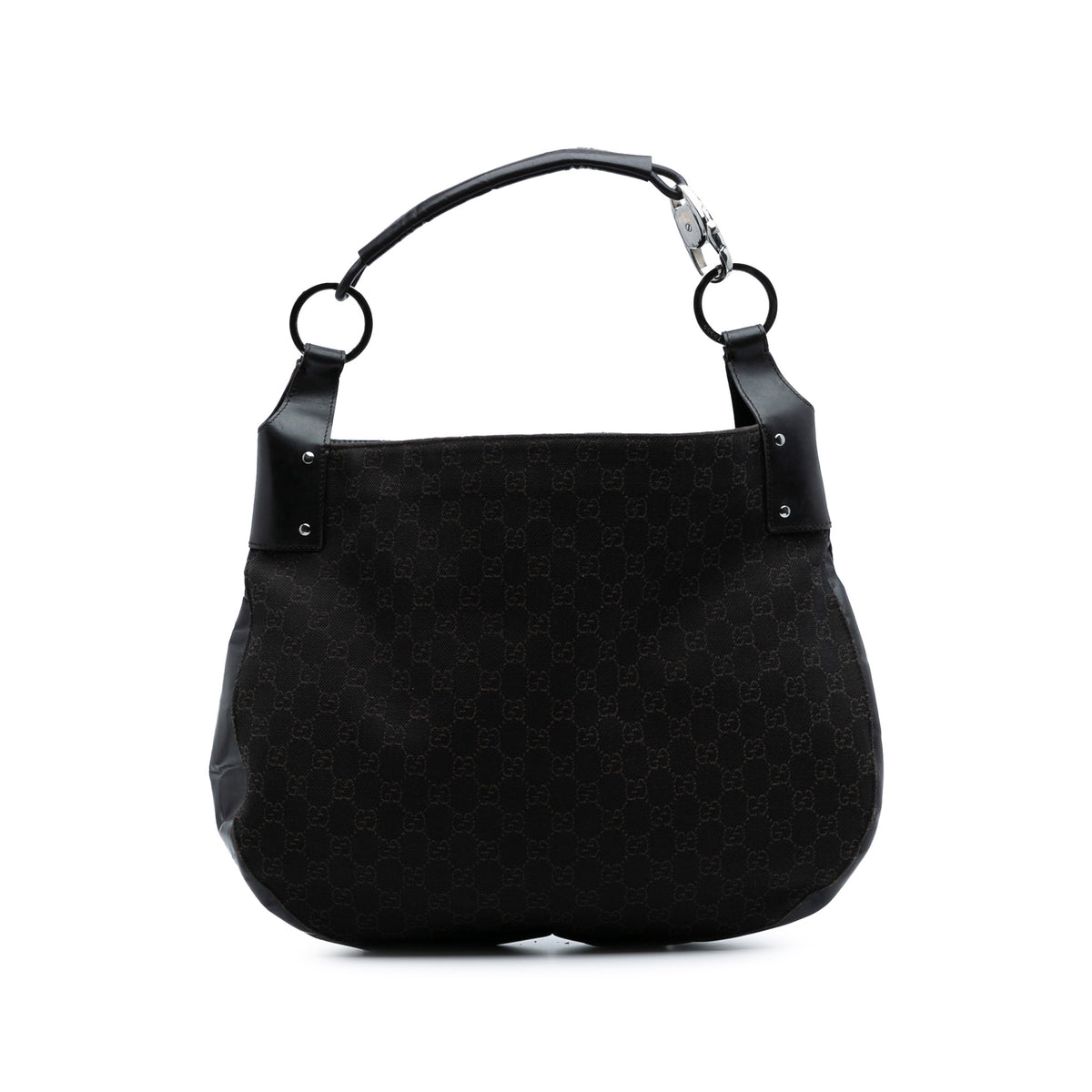 Large GG Denim Hobo