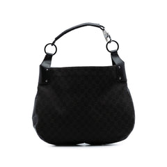 Large GG Denim Hobo