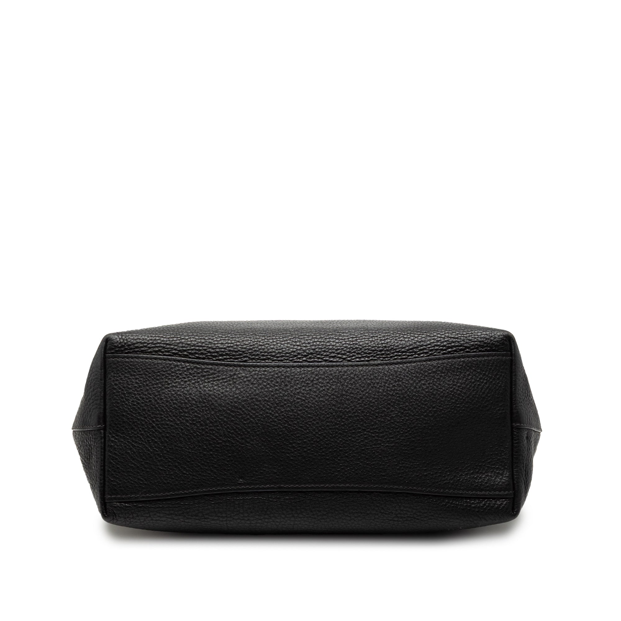 Vitello Daino Embossed Logo Tote