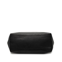 Vitello Daino Embossed Logo Tote