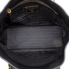 Vitello Daino Embossed Logo Tote