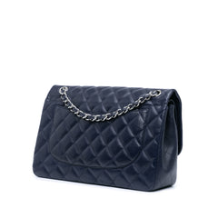 Jumbo Classic Caviar Double Flap