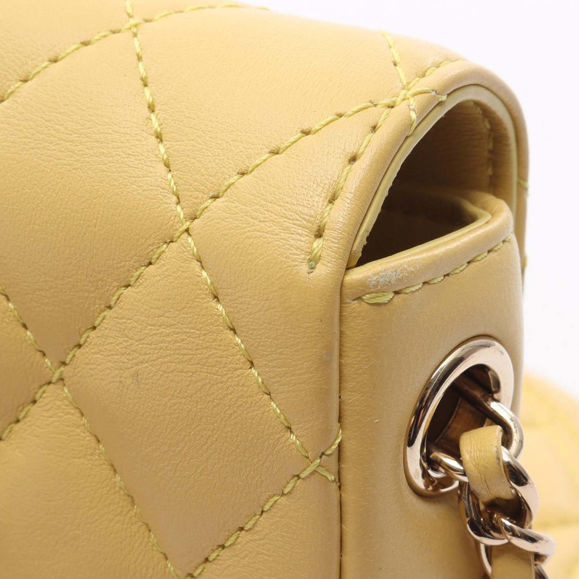 Quilted Lambskin Side Packs Flap