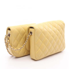 Quilted Lambskin Side Packs Flap