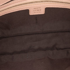 Zucca Embossed Leather Baguette Satchel