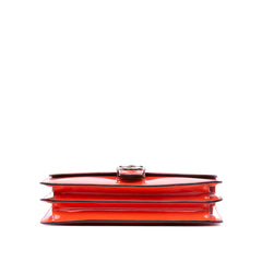 Medium Patent Dollar Interlocking G Crossbody