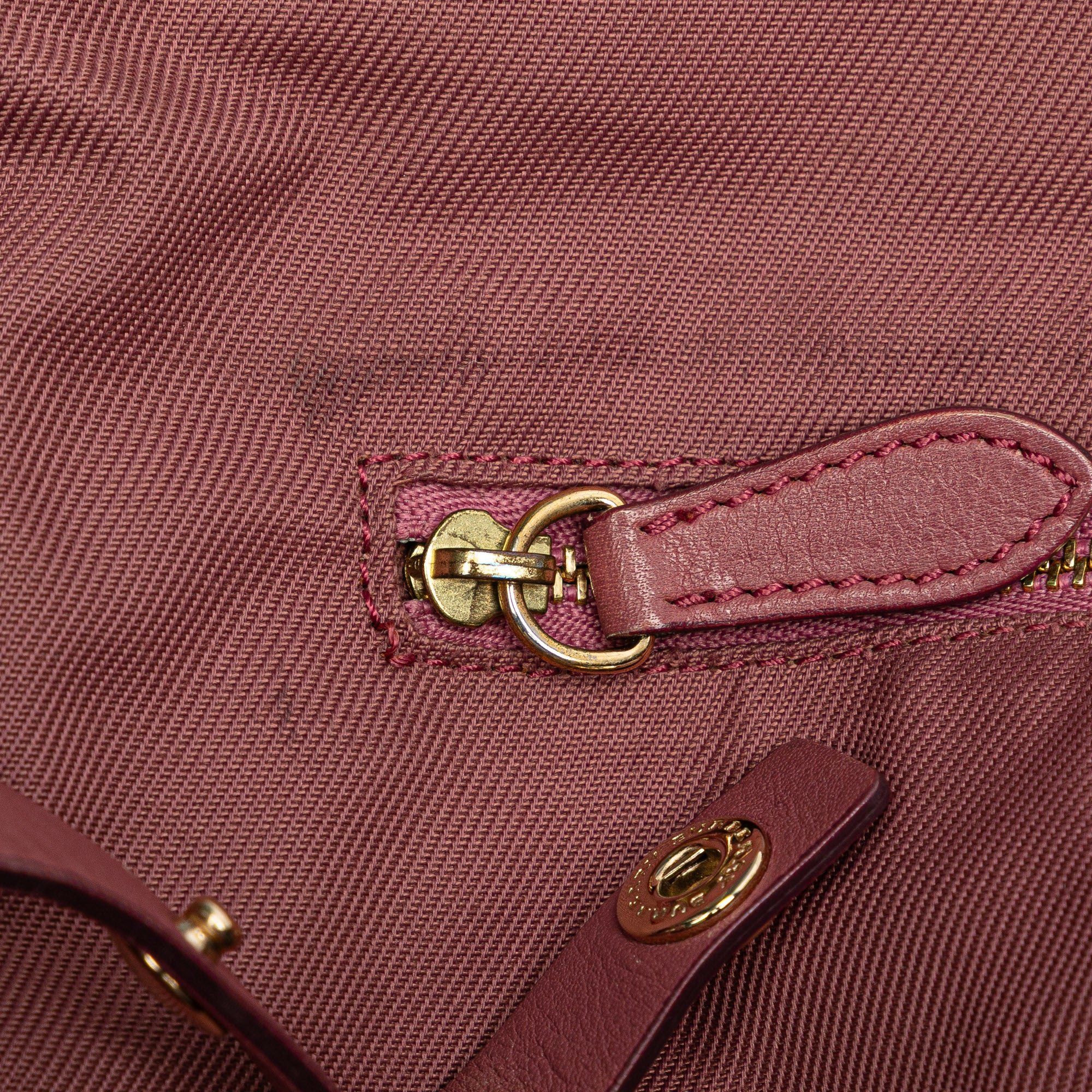Small Leather Trimmed Haymarket Check Coated Canvas Canterbury Bow Tote