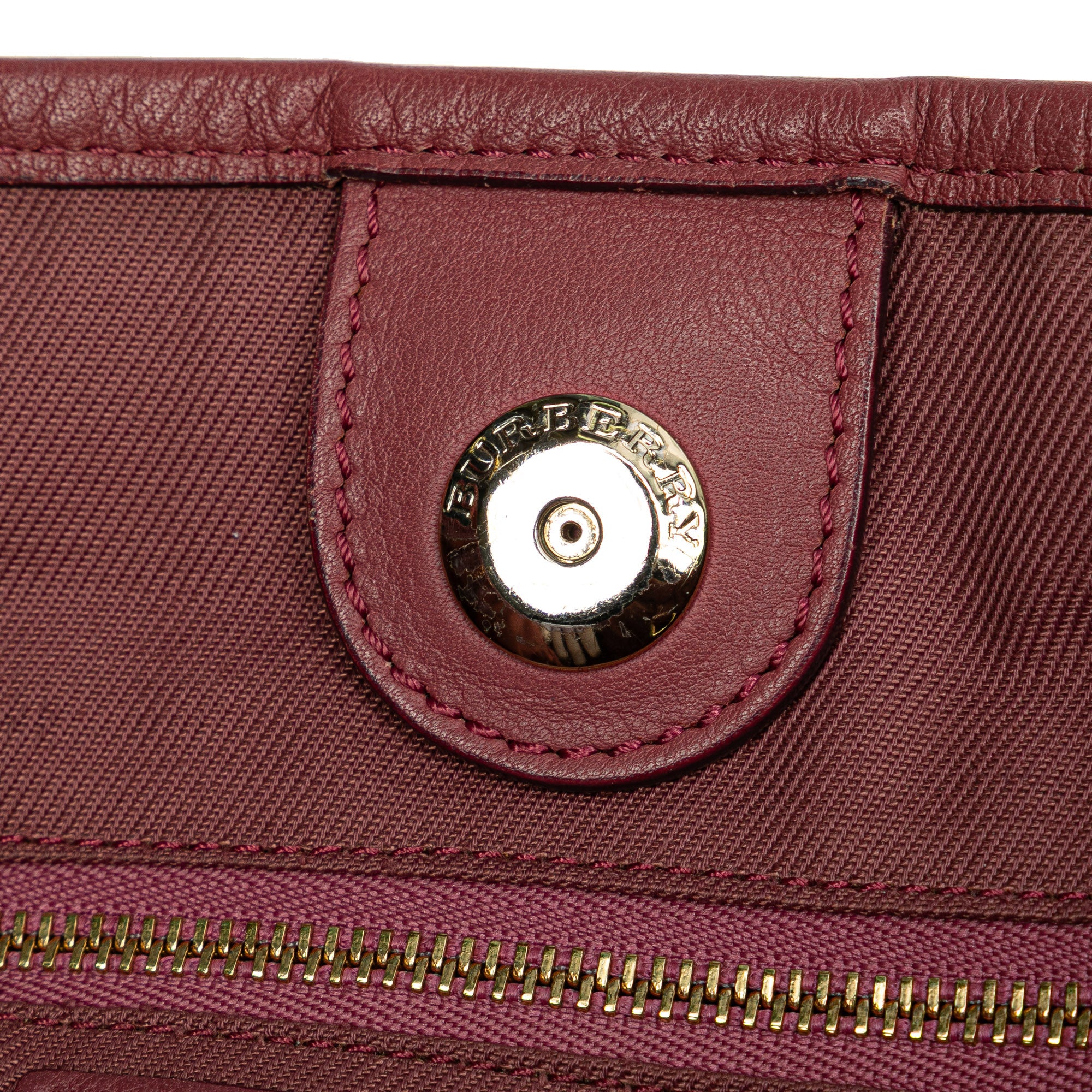 Small Leather Trimmed Haymarket Check Coated Canvas Canterbury Bow Tote