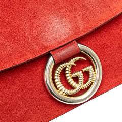 Small Suede GG Ring Torchon Crossbody