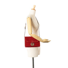 Small Suede GG Ring Torchon Crossbody